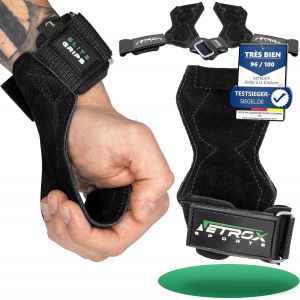 Asas-Elite Grips Pour Musculation ¿ Sangles De Tirage Résistantes Pour Fitness Et Levage,Idéales Pour Sangle Poignet,Straps Homme,Accessoires De Sport,Sangle De Levage Et Bandes Musculation - Neuf