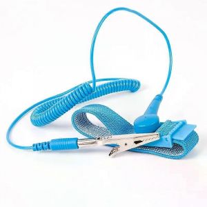 Bande &Eacute;lastique De Dragonne Antistatique Esd Avec Clip Pour Outils De Travail De R&eacute;paration D'&eacute;lectronique Sensible - Neuf