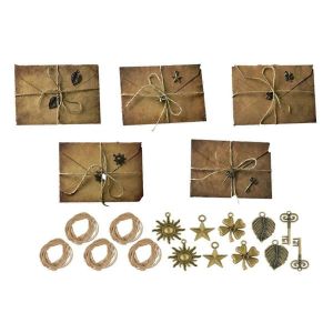 Papier stationnaire Vintage et enveloppes ensemble,comprend du papier à lettres,des enveloppes,des accessoires Vintage - Neuf