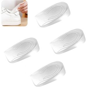 Kalanka-2 Paires Talonnette Gel Silicone 1cm, Talonnette Rehaussante Homme Femme, Semelle Talon Gel, Epine Calcaneenne Talonnette Tendon D'achille, Talonnettes Orthop&eacute;diques De Silicone Pour Coussine - Neuf