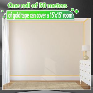 Goldband Lot De 3 Rubans Adh&eacute;sifs Professionnels De 50 Mm X 50 M-Large Ruban Adh&eacute;sif Pour Peintre-Ruban De Masquage Dor&eacute;-Ruban De Masquage-Ruban De Masquage-Ruban De Masquage-Ruban - Neuf