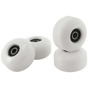 Roues De Skateboard Avec Roulements 52x30mm Roues En Pu (Lot De 4) Blanc - Neuf