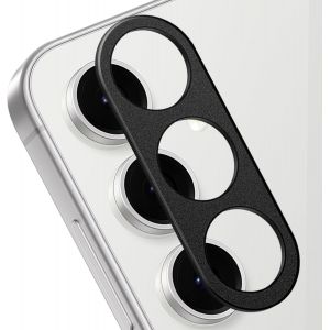 pour Samsung Galaxy S24 FE 5G Cam&eacute;ra Arri&egrave;re Protecteur, 9H Duret&eacute; Cam&eacute;ra Alliage D'aluminium Protection Objectif Arri&egrave;re, Anti-Rayures M&eacute;tal Camera Protecteur pour Galaxy S24 FE 5G - Noir - Neuf