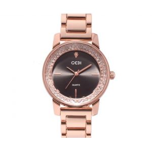 Montre &Agrave; Quartz Pour Fille Avec Cadran Rond, &Eacute;tanche, Bracelet En Acier Inoxydable, Longueur 21 Cm, &Eacute;tanch&eacute;it&eacute; 30 M - Neuf