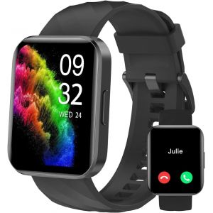 Montre Connect&eacute;e Homme Femme Montre Sport Appel Bluetooth Smartwatch Etanche Ip68 Podometre Cardiofrequencemetre Oxymetre Spo2Multisport Notification Chronometre Cycle Menstruel Pour Android Ios Noi - Neuf