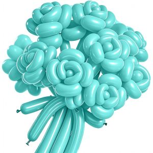 CAUC-Ballons &agrave; Modeler, Ballon Magique, DIY Magiques Ballons en Latex, Multicolores Long Ballon Baudruche Allong&eacute;s, a Sculpter Creative pour Anniversaires Party (Bleutiffany) - Neuf