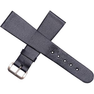 Eryi-Bracelet De Montre En Cuir Véritable Bleu Marine 21 Mm Pour Homme New Old Stock 1970 - Bracelet Vintage Original - Bande D'horlogerie Traditionnelle Ancienne - Neuf
