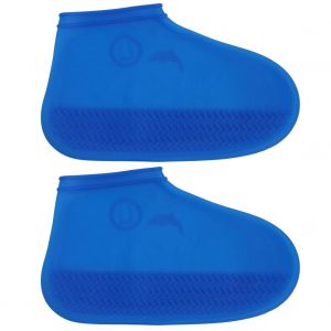 Couvre-Chaussures De Pluie Reutilisables Et Impermeables Pour Homme Et Femme (Bleu) - Neuf