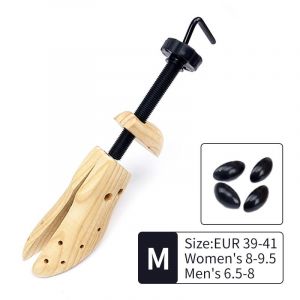 Paire D'embauchoirs À Chaussures En Bois À 2 Voies, Support Pour Bottes, Extenseur De Chaussures, Taille M - Neuf