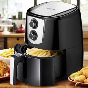 Friteuse &Agrave; Air Chaud Sans Huile Airfryer 4,4 L Frigge Cuisini&egrave;re R&ocirc;tie De Mani&egrave;re Naturelle Et Saine Puissance 1400 W Avec Minuterie 30 Min Et R&eacute;glage De La Temp&eacute;rature Jusqu'&Agrave; 200 &deg; - Neuf