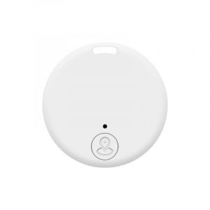 Mini Chien Gps Bluetooth 5.0 Tracker,Dispositif Anti-Perte Rond,Animal De Compagnie,Enfants,Sac,Portefeuille,Suivi- White-A-E52 - Neuf