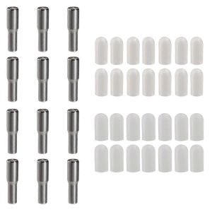 Chevilles d'&eacute;tag&egrave;re en acier inoxydable Goupilles de 1/4 de pouce et de 5 mm - Neuf