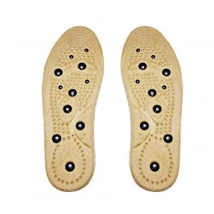 Semelles Magnétiques Colorées, 1 Paire De Semelles D'acupression Magnétiques, Semelles De Massage Confortables Pour Hommes Et Femmes, Prévention De La Fasciite Plantaire (35-40) - Neuf