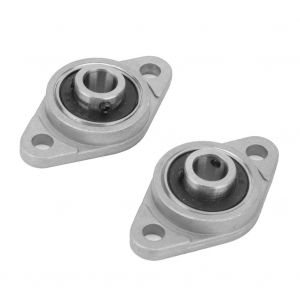 Roulement miniature a semelle en alliage zinc-aluminium KFL08, palier rhombique a bride - Neuf