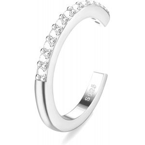 Kal-Boucles D'oreilles Manchette En Argent Sterling 925 Cz Boucles D'oreilles Manchette En Cartilage Helix Non Perçantes Boucles D'oreilles Manchettes Conques Pour Femmes - Neuf