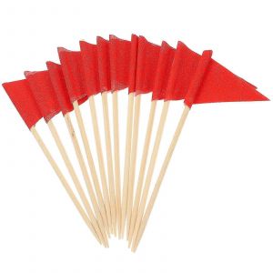 12pcs cure-dents nourriture drapeaux cupcake toppers salade de fruits bâtonnets de cocktail cupcake toppers drapeaux-bon - Neuf