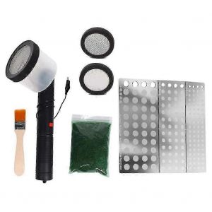 Kit d'applicateur d'herbe statique avec poignée antidérapante en ABS pour la création de décors de modèles DIY - Neuf
