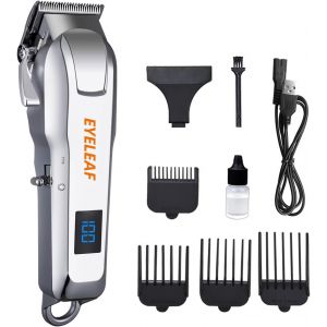 Jgd-Tondeuse Pour Chien Avec 4 Peignes De Limitation, &Eacute;cran Lcd, Outil De Toilettage Pour Chien, Faible Bruit, Tondeuse Pour Animaux De Compagnie &Agrave; Poils &Eacute;pais - Neuf