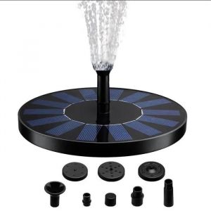 Fontaine solaire - Pompe à eau solaire - Exécute automatiquement - Pr Fontaine Bassin de Jardin Piscine Étang - Neuf