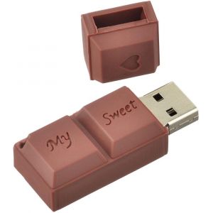 16GB Chocolate Novelty USB 2.0 Flash Drive Mini U Disk Brown 3D Cartoon Good Gift for Children and Friends - Neuf