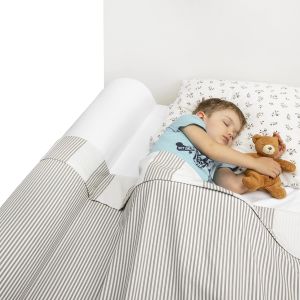 Max- Barrière De Sécurité Pour Lit D¿Enfant-Antichutes De Bébés/Garde-Corps En Mousse Antidérapant Avec Housse De Protection De Matelas Imperméable Pour Lits Doubles, Pliables, 90-150cm. - Neuf