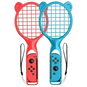 Type A Startrc Games 1 Paire De Porte-Raquette De Tennis Abs Avec Dragonne Pour Nintendo Switch - Neuf