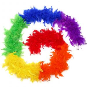 Les Cheveux De Foulard Pour Les Femmes De La Soie, Color&eacute; Plume Foulard De Soie, 60 G, 36 Pouces, Id&eacute;al Pour L'artisanat Et Les Costumes - Neuf