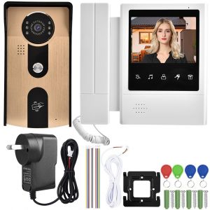 Interphone video couleur avec ecran tactile LCD de 4,3 pouces, prise AU 100-240 V - Neuf