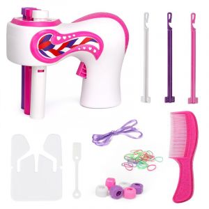 Tresse Automatique Pour Cheveux, Outil De Tressage Écologique, Ensemble De Jouets Pour Coiffure À Faire Soi-Même - Neuf