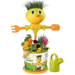 LETNERNY-Silence Ça Pousse - Epouvantail - Jeu De Jardinage Pour Enfant - Diy - Accessoires Inclus - Dès 5 Ans - 870316 Vert - Neuf