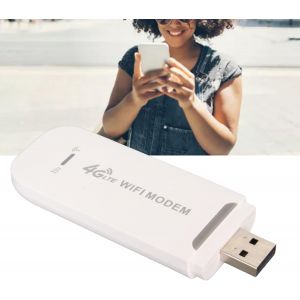 lbgwp60-Routeur Wlan 4G Portable, Point D'Accès Wifi Mobile, 150 Mbit/S, 10 Connexions Simultanées, Blanc - Neuf