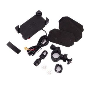 Chargeur Usb Pour Guidon De Moto Pour T&eacute;l&eacute;phones Et Gps De 3,5 &Agrave; 6 Pouces - Neuf