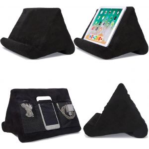 Support Pour Tablette - Support Souple Multi-Angle Pour Tablette, Livre Et Liseuse &Eacute;lectronique, Magazines, Smartphones, Support Universel Avec Grandes Poches En Maille[KIN910279] - Neuf
