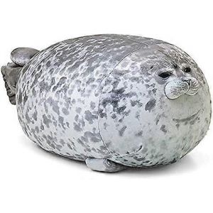 Potel&eacute; Blob Seal Oreiller Mignon Phoque En Peluche Jouet Coton Peluche Animaux (Petit) - Neuf