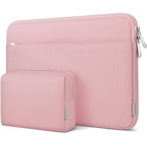 Housse 13 Pouces Compatible avec 13.6 MacBook Air M3/A3113 M2/A2681,13 MacBook Air M1/A2337 2025-2018,13 MacBook Pro M2/A2686 M1/A2338 2022-2016,12.3Surface Pro 11/10/9/X/8/7/6/5/4/3,Rose - Neuf