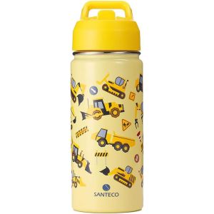 Shiba-Bouteille D'eau Pour Enfant Avec Paille - Gourde Isotherme 500 Ml - Thermique - Conçu Pour L'école, Le Jardin D'enfants Et L[2 - Neuf