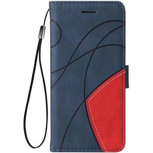 JGD-Cuir Coque pour Samsung Galaxy A17 5G/4G, Tr&egrave;s Mince &Eacute;tui Portefeuille avec Blocage RFID/Fentes pour Cartes, Antichoc PU/TPU Housse Protection Flip Case - Bleu - Neuf