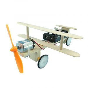 Bricolage avion enfants puzzles en bois h&eacute;licopt&egrave;re &eacute;tudiants fait &agrave; la main mod&egrave;le planeur kit d'assemblage science mod&egrave;le planeur - Neuf