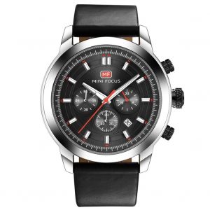 Mini Focus &Agrave; La Mode Hommes Lumineux &Eacute;tanche &Agrave; Quartz Mouvement Bracelet En Cuir Montre-Bracelet (03) - Neuf