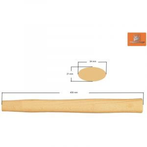 Topex - Manche De Marteau 2 Kg, 40 Cm - Remplacement D'Un Manche Endommag&eacute; - Neuf