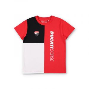 T-Shirt Enfant Ducati Corse (Rouge Et Blanc) - Neuf