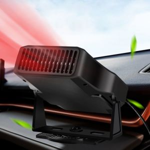 Voiture de chauffage de la cabine, chauffée fan de voiture, 2 en 1 ventilateur de chauffage de fonction¿12V¿ - Neuf
