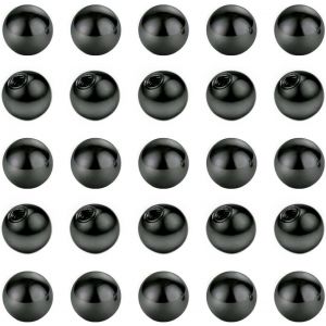 Nbgcm-25pcs Or Boule De Remplacement Pour Bijoux Piercings 14g 16g 3/4/5/6mm Piercing Boule Lèvre Piercing Septum Sourcils Helix Oreille Piercing Téton Mamelon Piercing Langue Nombril Piercing - Neuf