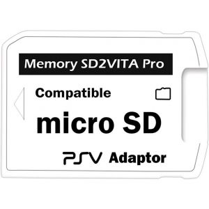 Ytseazn-Adaptateur Sd2vita Pro 3.0 Pour Ps Vita 3.60 Carte Mémoire Micro Sd Henkaku Psvita Couverture Complète - Neuf