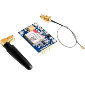 SIM800L V2.0 5V Wireless GSM GPRS Module Quad-Band with Antenna Cable Cap |SIM800L Module sans Fil GPRS GSM Carte SIM Quadband 5V Quadband Band L Antenne de Forme pour Arduino - Neuf