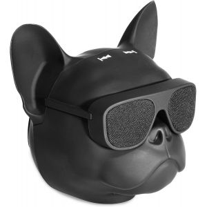 KARWL-Enceinte Sur Batterie Rechargeable En Forme De Tête De Chien-Bluetooth,Micro-Sd,Aux-Tws-Design,Moderne,Fun - Neuf