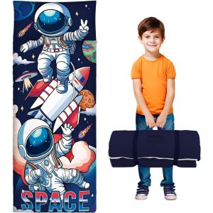 Ulteronixshop-Sac Couchage Enfants, Sac De Couchage Avec Couverture Et Oreiller Amovibles, 150x60cm Tapis Sieste L&eacute;ger Garcon Fille De 3 &Agrave; 7 Ans, Sac Couchage Enfant Maternelle, Cr&egrave;che, Voyage Et Cam - Neuf