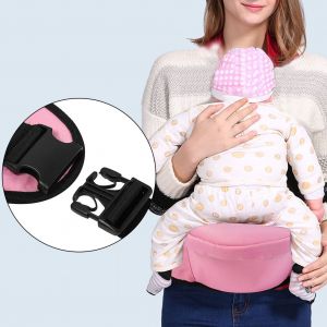 Tabouret De Taille, Porte-Bebe, Porte-Bebe, Sac A Dos, Siege Pour Bebe (Rose) - Neuf