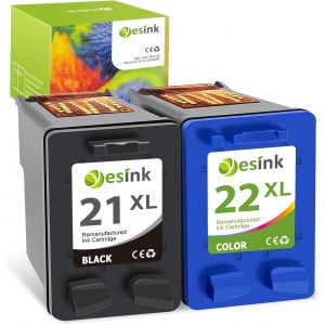 21Xl 22Xl Remplacement Pour Hp 21 22 Cartouche Hp 21 22 Xl Encre Hp 21 Et 22 Compatible Avec Hp Psc 1410 Hp Deskjet F2280 F4180 (1 Noir, 1 Couleur)[ENC943941] - Neuf