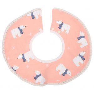 Bavoirs En Coton Pour Bebe, Bandana En Coton, Serviette Pour Bebe (Ours) - Neuf